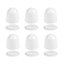 ACDANC 6 Pcs Toilet Accessories Toilet Screw Cover Caps Toilet Bowl Caps Tall Toilet Bolt Caps
