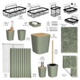 thumbnail image 3 of Juego de baño Clara Clark 27 piezas Verde Salvia, 3 of 9