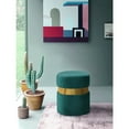 thumbnail image 4 of Meridian Furniture Hailey Contemporary Velvet Ottoman/Stool in Green, 4 of 4