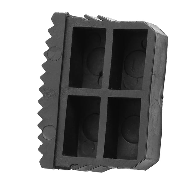 Pies De Escalera De Goma De Fafeicy 2pcs: Empuñaduras De Reemplazo Sin Deslizamiento Para Escaleras De Aluminio, Tamamo -Interno De 57x21 Mm, Alfombrilla Negra Duradera Para