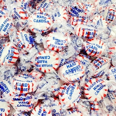 Sugar-Free Peppermint Starlight Mints, 1 lb Bulk Bag – Refreshing, Guilt-Free Hard Candy, Individually Wrapped