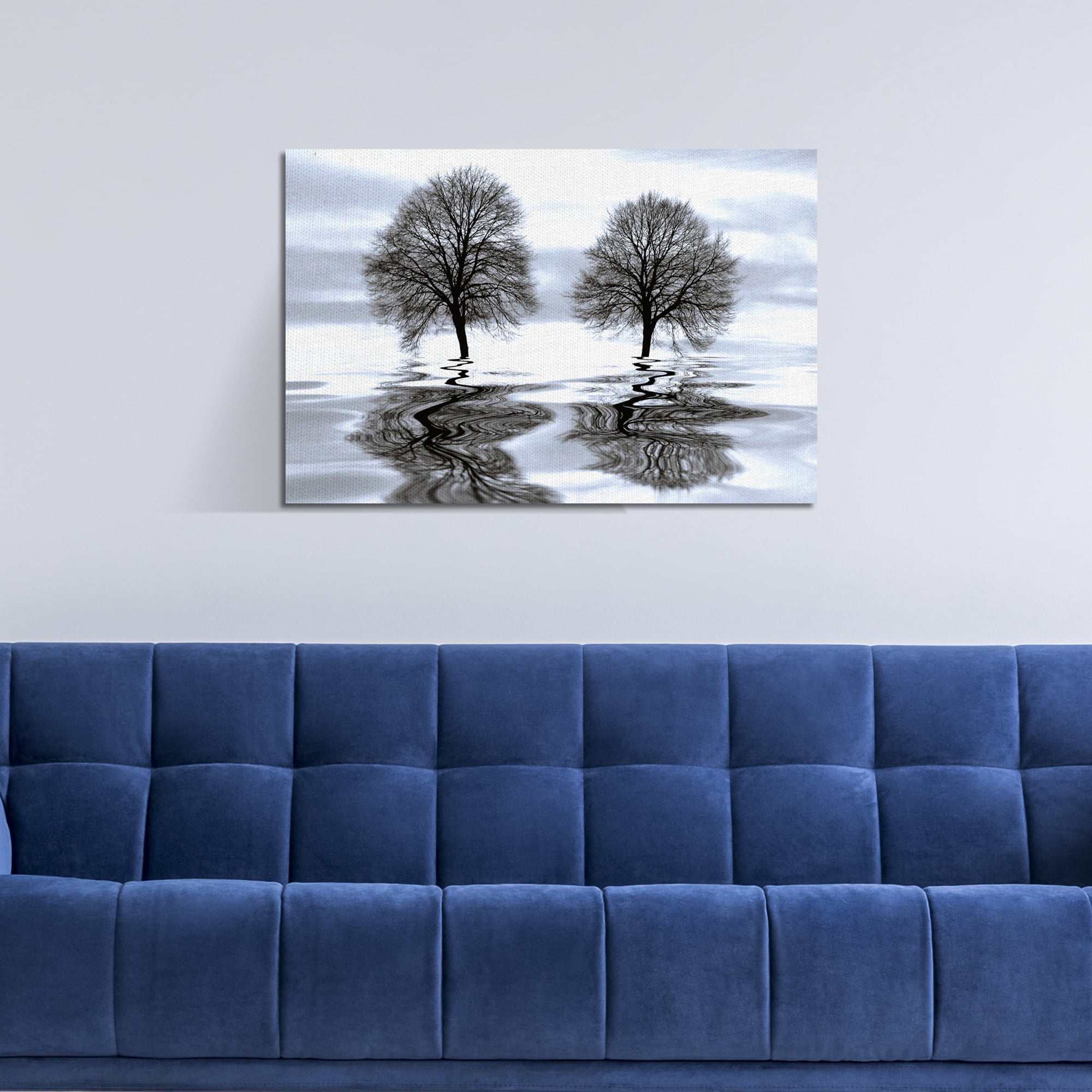 Masterpiece Art Gallery Imagine Tree Reflection by Ilona Wellmann Canvas Photo Art Print 24" x 36"