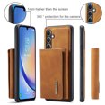 thumbnail image 6 of SaniMore Case for Samsung Galaxy A34 5G 6.6" 2023, PU Leather Case Soft TPU Inner Detachable Magnetic Folding Wallet Card Slots Kickstand Anti-drop Shockproof 360°Protection Cover, Brown, 6 of 11