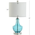 thumbnail image 4 of JONATHAN Y Colette 20" Mini Glass Table Lamp, Amalfi Blue (Set of 2), JYL1029C-SET2, 4 of 8