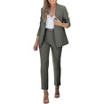 thumbnail image 4 of Pyhlmscde Women's Elegant 2 Piece Long Sleeve Suit, Women Fall Clothes, 2 Piece Sets for Women Dressy, Fall Outfits for Women, 4 of 6