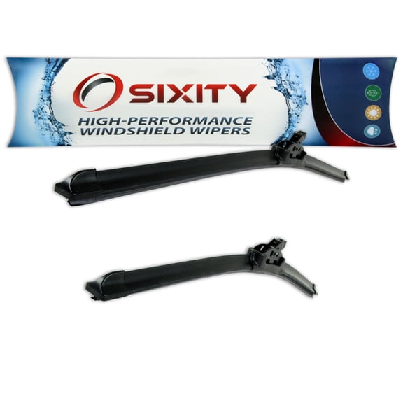 Sixity Auto XTS Frameless Front Windshield Wiper Blades compatible with Dodge Grand Caravan