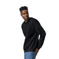 thumbnail image 3 of Gildan Adult’s Heavy Blend Crewneck Sweatshirt, Long Sleeve Classic Fit Black Tee, 3 Pack, Size S, 3 of 5