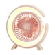 thumbnail image 2 of LED Cozy Light Small Fan Silent Desktop Desktop Five-speed Built-in Fresh Photo Fan, 2 of 9