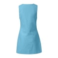 thumbnail image 5 of asddcavvf Dresses for Women Summer Women's Button Front Dress With Pockets | & Versatile for Everyda, 5 of 5