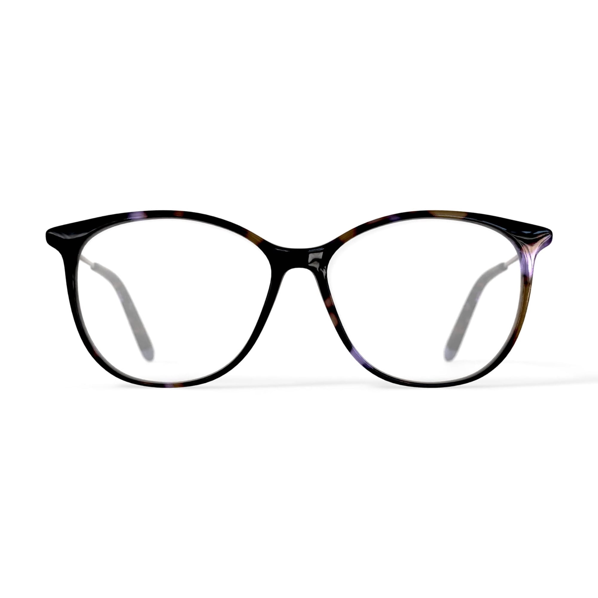 Calvin Klein Women's CK5462G Prescription Eyeglasses with Case, Purple Tortoise