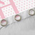 thumbnail image 4 of Feelyou Cute Monogrammed H Black Out Curtains, Bow-tie Curtains Pack of 2 (42x63 Each), 4 of 6