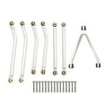 thumbnail image 1 of Varilla de enlace de aleación de aluminio CNC de 7 Uds. para Axial SCX24 1:24 RC Sunnimix, 1 of 8