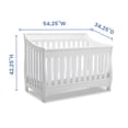 thumbnail image 5 of Delta Bentley S Series 4-in-1 Convertible Crib in White, 5 of 8