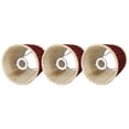 thumbnail image 2 of 3pcs E14 Fabric Lamp Shade Wine Red Modern Clip On Lampshade for Home Wall Candle Table Lamps, 2 of 8