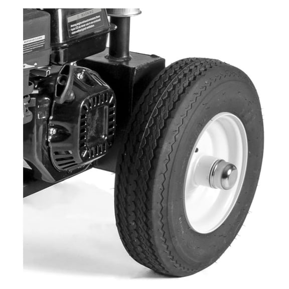 1" Bearing Log Splitter Wheel with Tire 4.8" wide X 8" diameter.