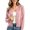 Pink, variant on Elegant Knit Buttonless Cardigan for with Long Sleeves and Draped Lightweight Wrap Style for Sun Casual Daily Wear Leopard Print Womens Cardigan Sweater and Sweaters for Women Women S