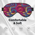 thumbnail image 3 of Xecao Colorful Snake for Soft Fluffy Sleeping Blindfold, Nap eye cover tailored for the utmost comfort for girls, women, kids, and adults., 3 of 7