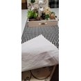 thumbnail image 7 of Lush Decor Gingham Check Yarn Dyed Table Runner Off White and Black, Single, 13" x 72", 7 of 7