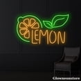thumbnail image 3 of Glowneon Lemony Neon Sign, Lemonade Led Light Sign, Lemon Neon Light, Juice Fruit Shop Decor, 3 of 5