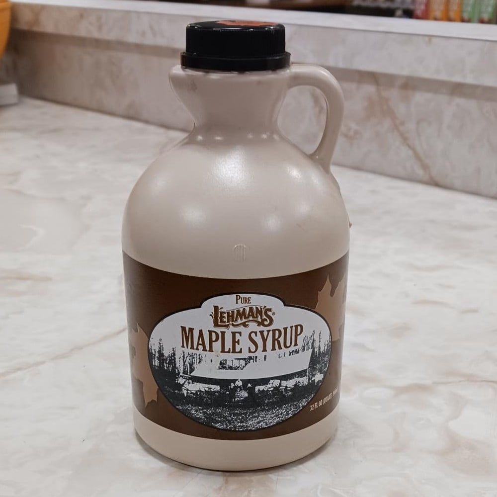 Lehman's Real Pure Maple Syrup U.S. Grade A Medium Amber 1 Quart Jug