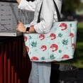 thumbnail image 6 of Large Beach Bags Water-resistant Sandproof - Red Shrimp Green Grass Cute Beach Tote Bags for Women with Zipper, 6 of 6