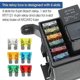 thumbnail image 2 of 12V Fuse and Relay Box Kit with 6 Slots Relay Block and ATC/ATO Blade Fuse with Metallic Pins Spade, 2 of 5