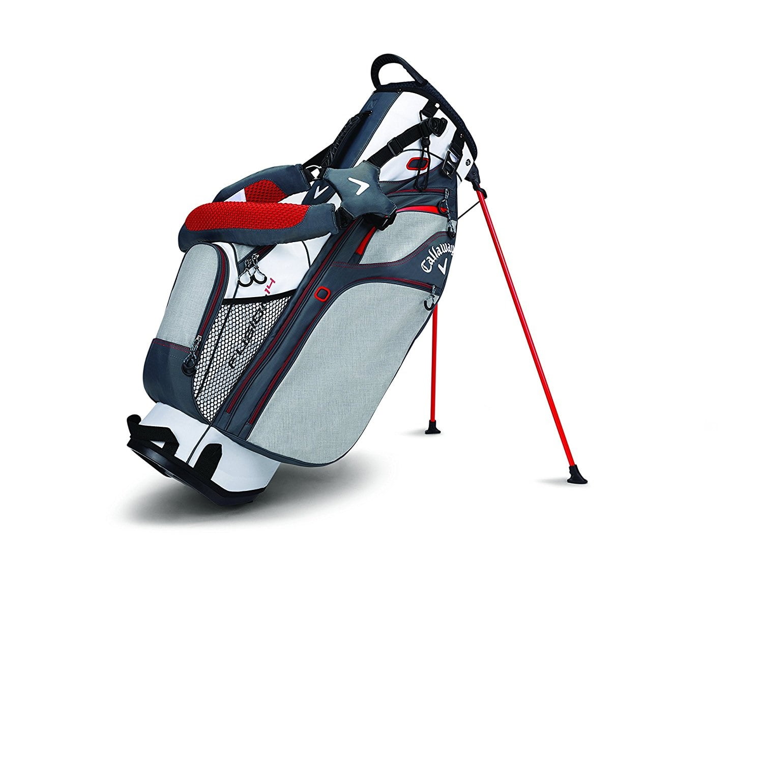 Callaway Golf 2017 Fusion Stand BagWhite/Titanium/Orange