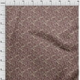 thumbnail image 4 of oneOone Cotton Poplin Brown Fabric Asian Suzani Craft Projects Decor Fabric Printed By The Yard 42 Inch Wide, 4 of 5