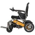 thumbnail image 5 of Fold And Travel Premium Lightweight Folding Electric Wheelchair Power Wheel Chair Powered Mobility Scooter, Orange, 5 of 5