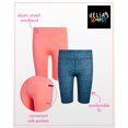 thumbnail image 2 of dELiA*s Girls Biker Shorts Breathable Stretch Athletic Yoga Running Dance Shorts for Girls 2 Pack, 2 of 7