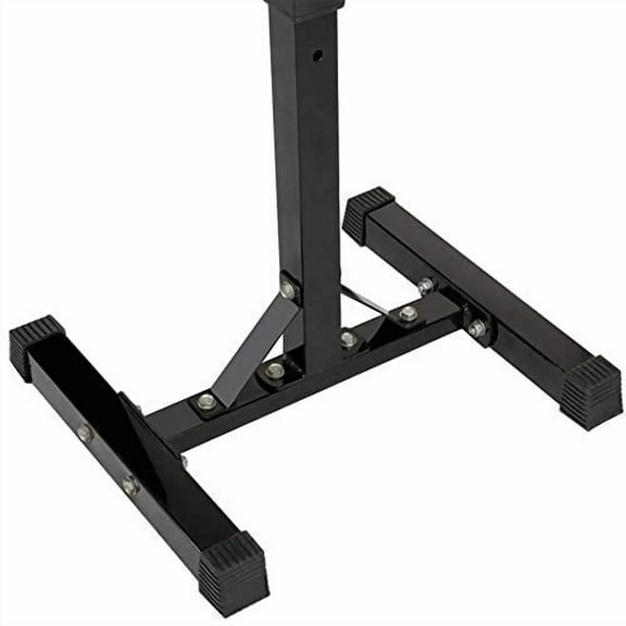45-71 Inch Adjustable Squat Rack and Bench Press Rack Portable Olympic Weight Stand Pair of Home Gym Squat Machine