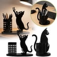 thumbnail image 5 of Stylish Cat Shaped Desk Organizer Pencil Holder Cute Animal Pen Cup For School And Home, 5 of 5