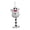 B, variant on THHEIC Adorable Ghost Bell Resin Hanging Ornaments, Cute Funny White Ghost Wind Chime Decoration, Fun Halloween Pendant for Home Party Holiday Decor
