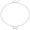 Silver 111, variant on Women's Stainless Steel Creative Angel Number Pendant Necklace Artificial Pearls Collarbone Chain for Women Silver Plated 777