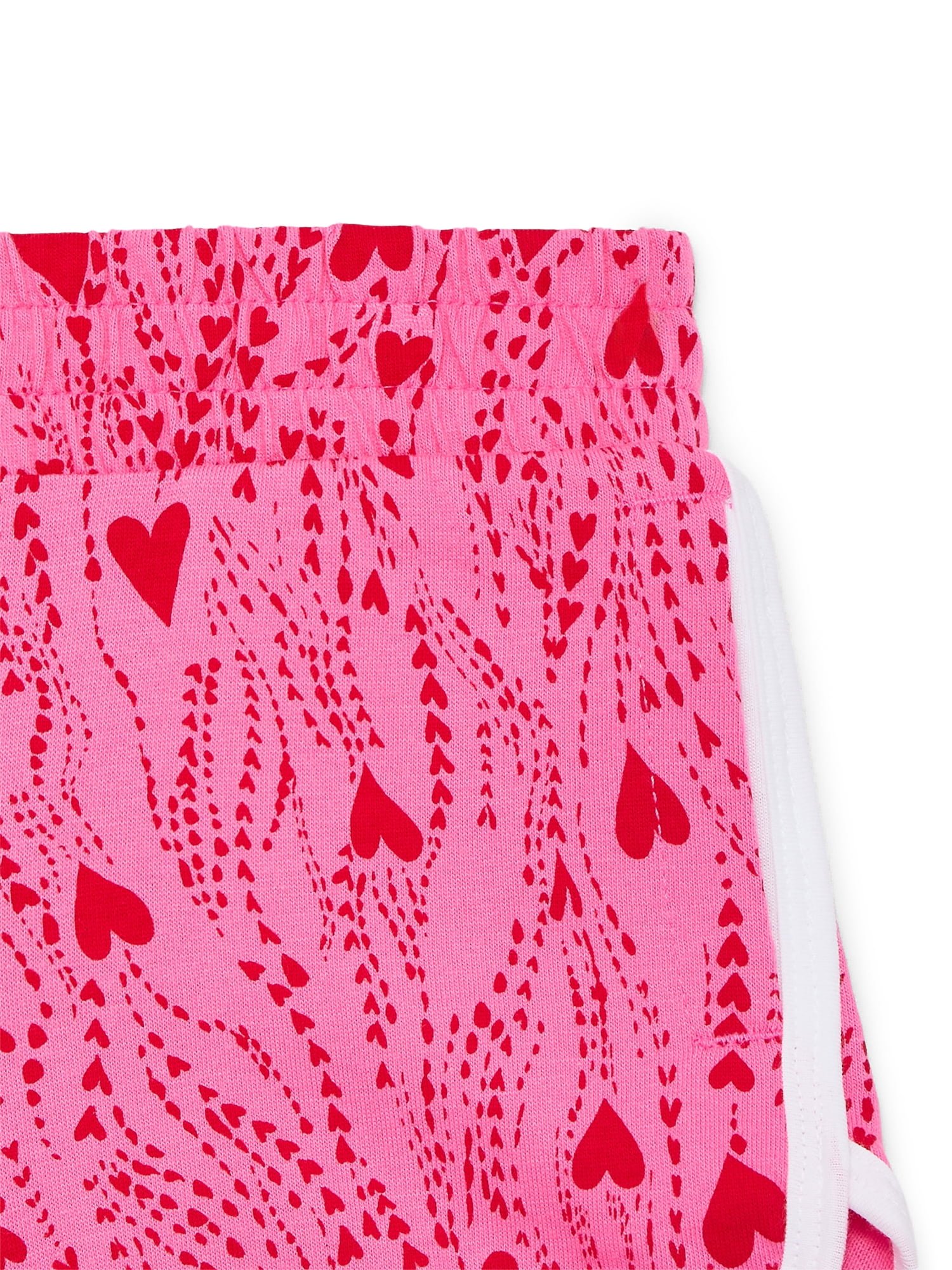 Wonder Nation Girls Dolphin Hem Shorts, Sizes 4-18 & Plus