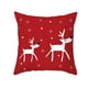 thumbnail image 3 of Funda de almohada navideña con piel de melocotón, funda de cojín decorativa con estampado de felpa para uso doméstico, 3 of 4