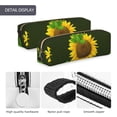 thumbnail image 4 of Fotbe Sunflower3 Estuche para Lápices de Cuero con Estampado, Estuche con Cremallera Resistente, Organizador Compacto y Elegante para Papelería, 4 of 7