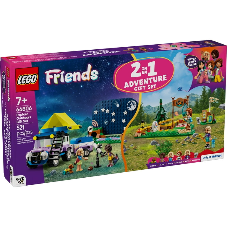 LEGO Friends Explore Outdoors Gift Set Features sets in box