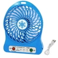 thumbnail image 1 of Mini ventilador recargable USB Ventilador eléctrico de plástico de escritorio portátil al aire libre interior con luz LED Noticed HA5689-04B, 1 of 6