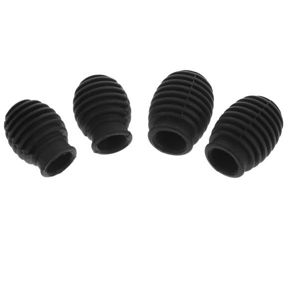 Raindrops 4Pcs Spiral Silicone Drumstick Covers for Protecting Drumsticks and Reducing Noise