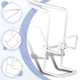 thumbnail image 4 of Cateissary Soporte de esponja de Metal para organización de cocina sin esfuerzo, organizador para fregadero colgante, fácil acceso Blanco, 4 of 6