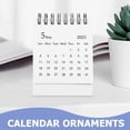 thumbnail image 3 of Milisten Mini Desk Calendar 2024-2025 Year Table Mini Calendar Decorative Spiral Calendar Tabletop Calendar, 3 of 6