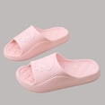 thumbnail image 4 of Womens Pink Platform Slides Cute Cartoon Puppy EVA Quilted Footbed Comfort Sandals Waterproof for Beach Pool Indoor Outdoor Slipper,Size 4.5-6, 4 of 9