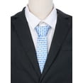 thumbnail image 4 of CORBATA DE PUNTOS PARA HOMBRE INSPIRE CHIC, CORBATA AUTOATADA DE 3.1" DE ANCHO, CORBATA DE SATÉN PARA BODA, CLÁSICO AZUL PASTEL, TALLA ÚNICA, 4 of 4