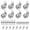 8 Pack-5/8 Inch, variant on 5/8 Inch Zinc Alloy Cam Locks 8 Pack for Mailbox Toolbox and Pickup