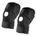 thumbnail image 1 of 2PCS Knee Brace Support Sleeve Adjustable Patella Stabilizer Protector Nylon Wrap for Arthritis Meniscus Tear Running Basketball, 1 of 4