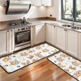 thumbnail image 3 of Kitchen Rugs Sets Of 2,Cartoon Corgi Anti Fatigue Kitchen Mat Rugs Non Slip Washable,Decorative Kitchen Floor Mats for Kitchen,Sink,Laundry,17"x47"+17"x47", 3 of 5
