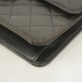 thumbnail image 6 of Pre-Owned Chanel Matelassé Chain Shoulder Bag, Lambskin, Black, Women's, 6 of 11