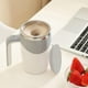 thumbnail image 2 of Taza de café con agitador automático, mezclador de café, chocolate, moca para café, leche, oficina Batería gris, 2 of 9