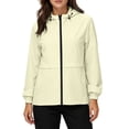 thumbnail image 5 of GUACER Hooded Jackets for Women Lightweight Waterproof with Packable Pouch Nylon Zip-Up Outdoor Windbreaker, 5 of 8